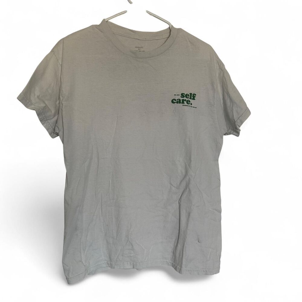 Pacsun Men's Grey and Green T-shirt